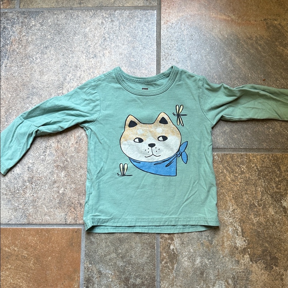 Lot of three Tea Collection boys long sleeve shirts - size 18-24 months - Picture 2 of 9